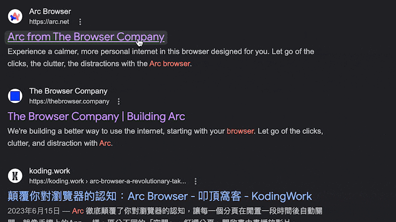 5-Second Previews 功能示意