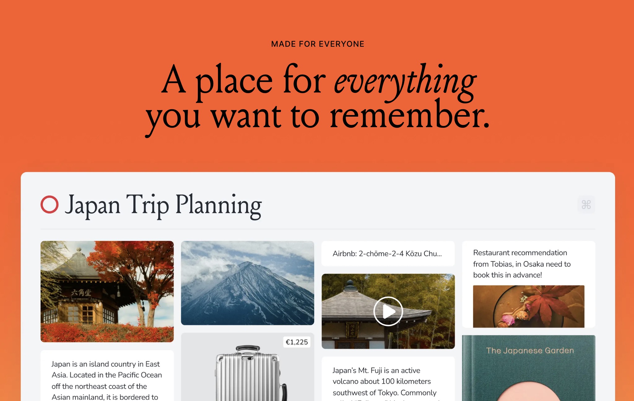 mymind 使用心得, dump in, suprise out
